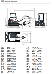 Crawler excavator Bobcat E60 - 7